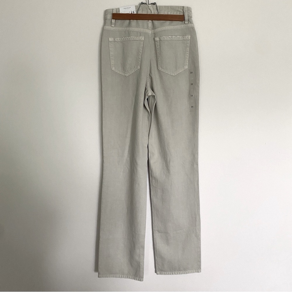 PacSun Greige 90’s Boyfriend Jeans With Distressed Knees - Picture 4 of 9